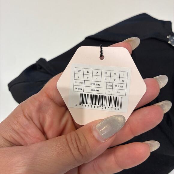 NWT OW Collection Black Cutout Chiara Dress Sz Large MSRP $130 - Picture 7 of 14